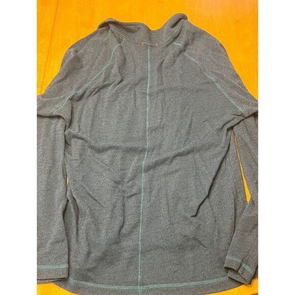 Navy Agave American Made 1/4 Zip Sweatshirt large - Picture 4 of 4